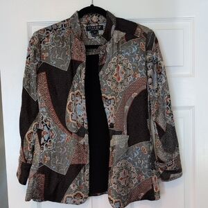 Citron Women's Artistic Patterned Blazer
